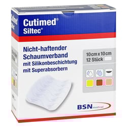 Cutimed Siltec Schaumverb.10x10 cm nicht haftend