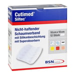 Cutimed Siltec Schaumverband 10x10 cm nicht haftend Produktbild 1