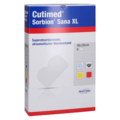 Cutimed Sorbion Sana Wundauflage Xl 28x48 cm