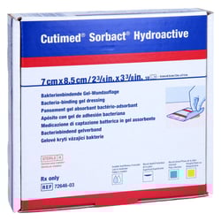Cutimed Sorbact Hydroactive Kompressen 7x8,5 cm