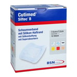 Cutimed Siltec B Schaumverband 7,5x7,5 cm m. Haftr Produktbild 1