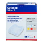 Cutimed Siltec B Schaumverband 7,5x7,5 cm m. Haftr Produktbild 2