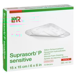 Suprasorb P sensitive PU-Schaumv.bor.lite 15x15cm