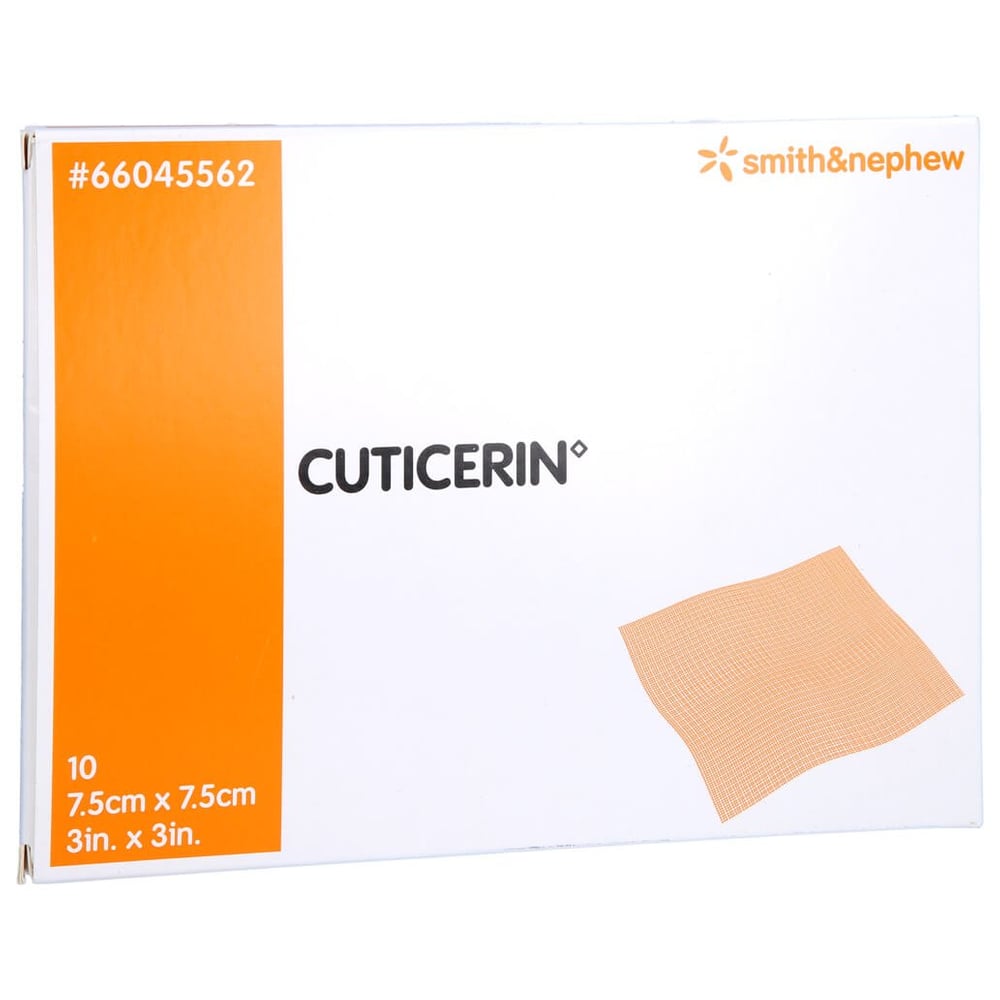 Cuticerin 7,5x7,5 cm Gaze m.Salbenbeschichtung