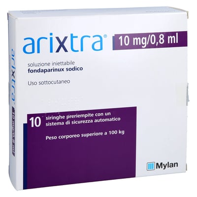 Arixtra 10 mg/0.8 ml Inj.-Lsg Fertigspritze