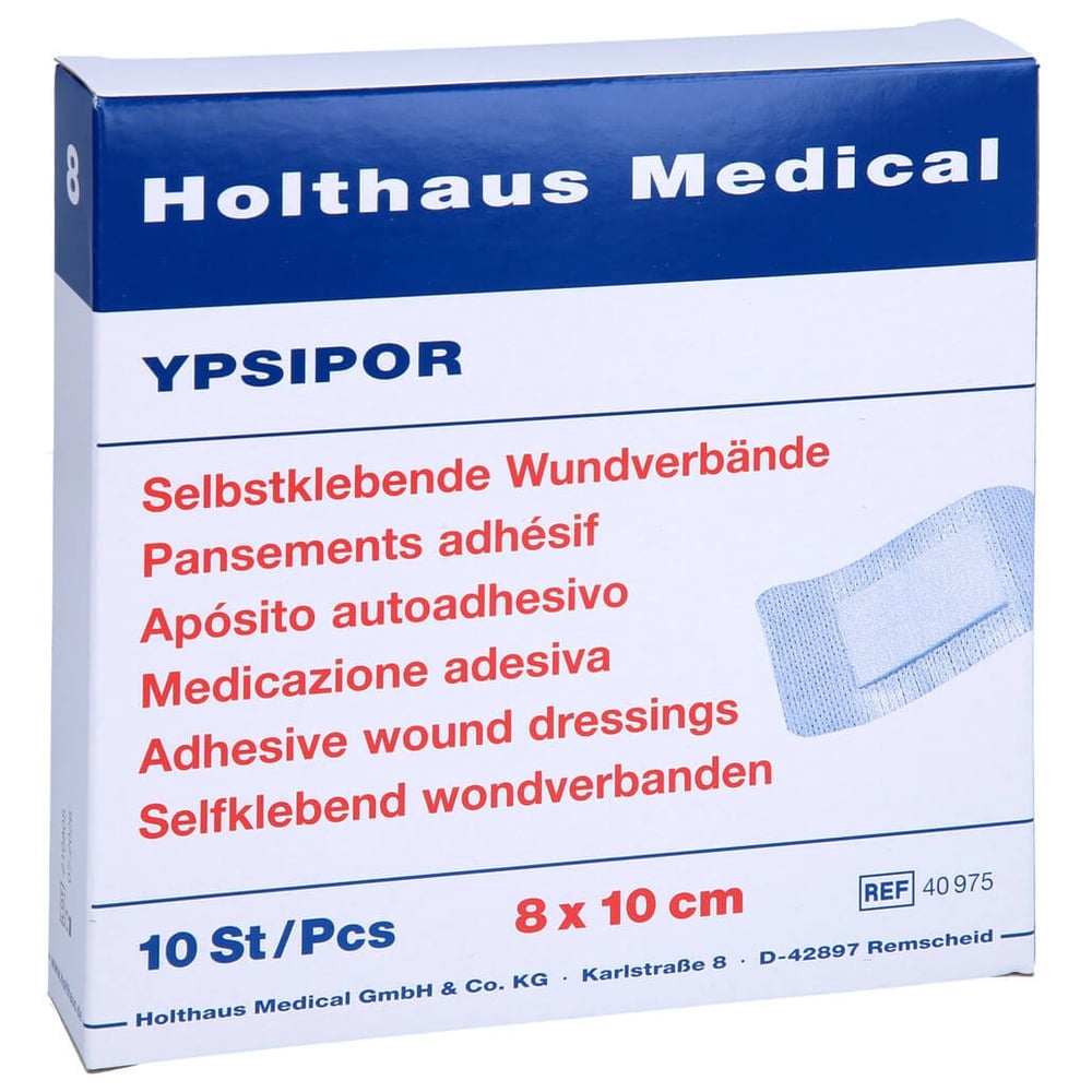 Wundverband steril Ypsipor 8x10 cm