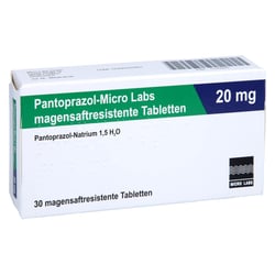 Pantoprazol Micro Labs 20 mg magensaftr.Tabletten