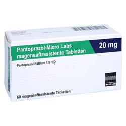 Pantoprazol Micro Labs 20 mg magensaftr.Tabletten