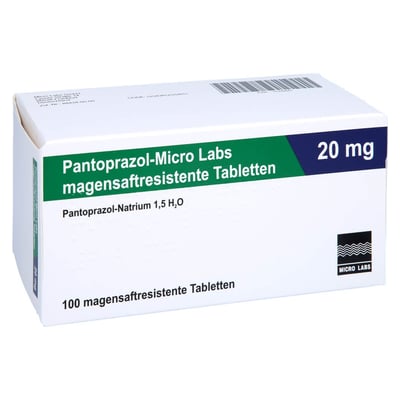 Pantoprazol Micro Labs 20 mg magensaftr.Tabletten