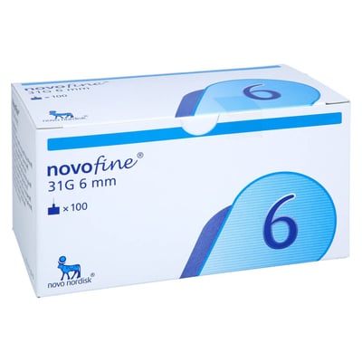 Novofine Nadeln 31 G 0,25x6 mm