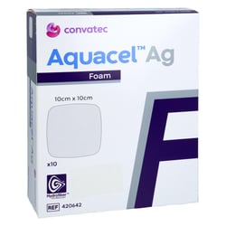 Aquacel Ag Foam Nadh 10x10