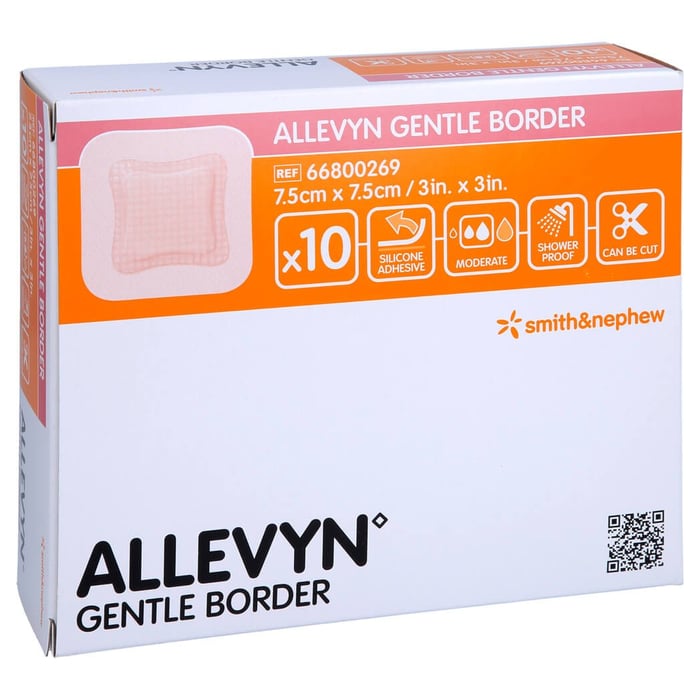 Allevyn Gent Bor 7.5x7.5cm