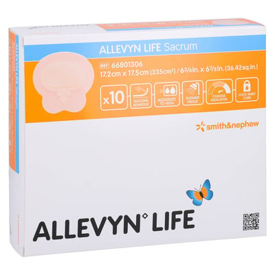 Allevyn Life Sacrum kl.17,2x17,5 cm Silik.schaumv. Produktbild 1