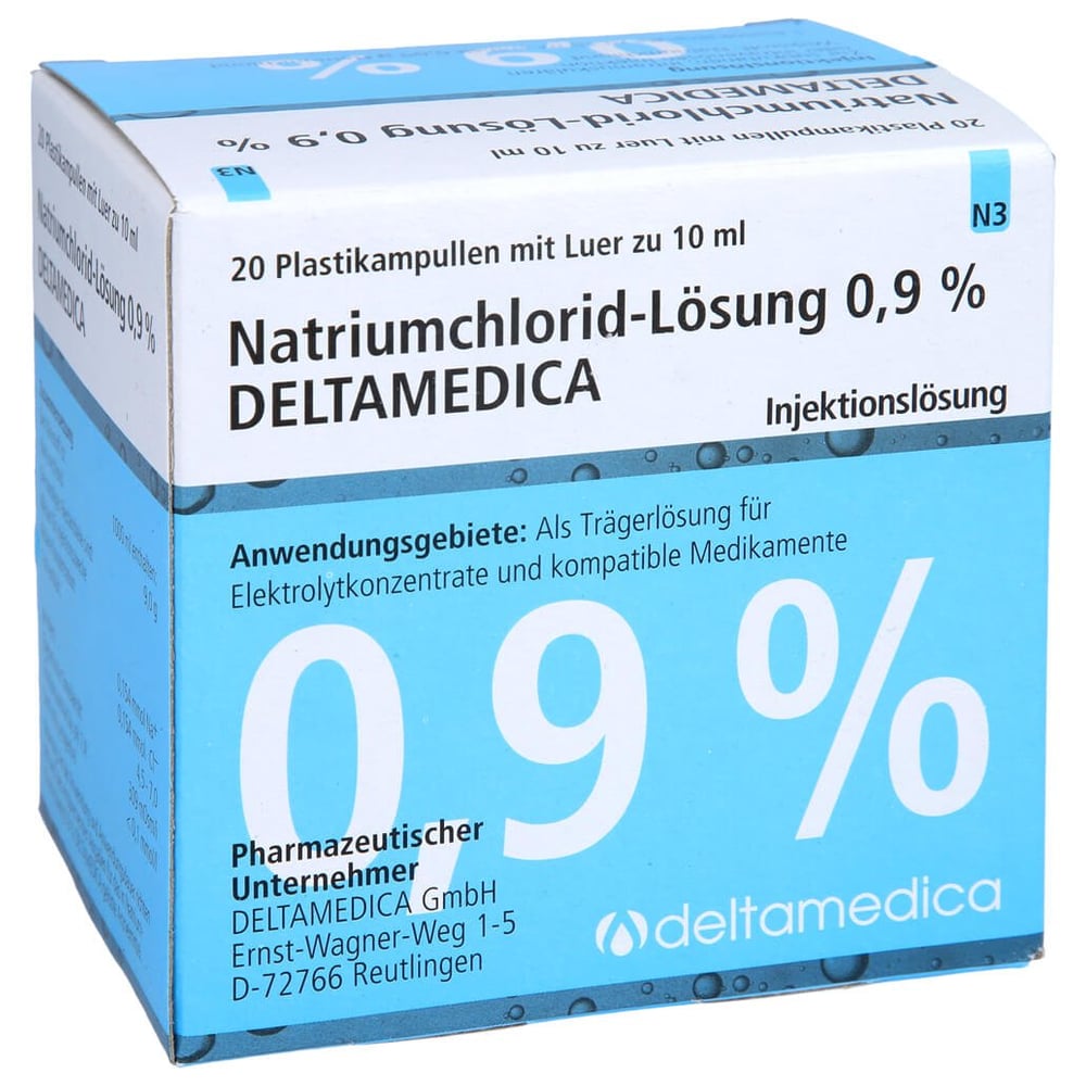 NATRIUMCHLORID-Lösung 0,9% Deltamedica Luer Pl.