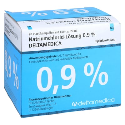 NATRIUMCHLORID-Lösung 0,9% Deltamedica Luer Pl.