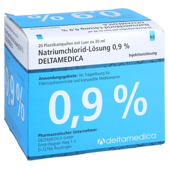 NATRIUMCHLORID-Lösung 0,9% Deltamedica Luer Pl.