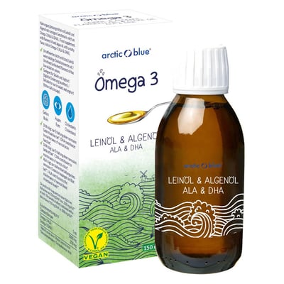 OMEGA-3 VEGAN Öl Arctic Blue