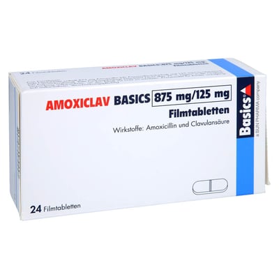 Amoxiclav Basics 875 mg/125 mg Produktbild 1