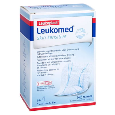 Leukomed skin sensitive steril 7,2 x 5 cm