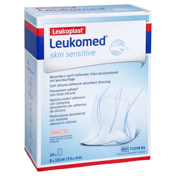 Leukomed skin sensitive steril 10 x 8cm
