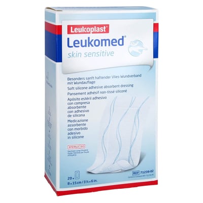 Leukomed skin sensitive steril 15 x 8 cm
