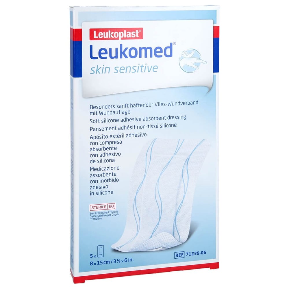 Leukomed skin sensitive steril 15 x 8cm