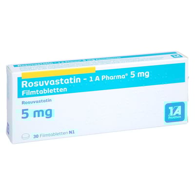 Rosuvastatin - 1 A Pharma 5 mg Filmtabletten