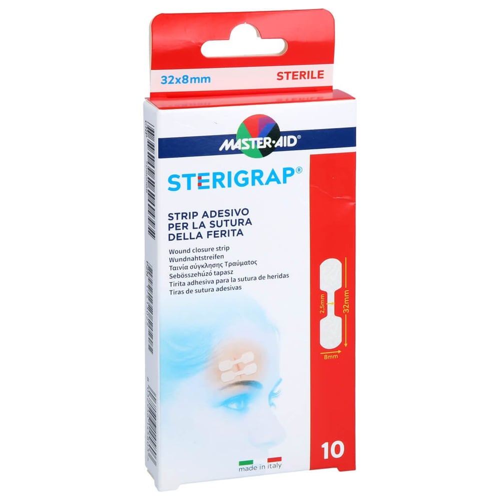 Sterigrap Wundnahtstreifen 8x32 mm Knochenform