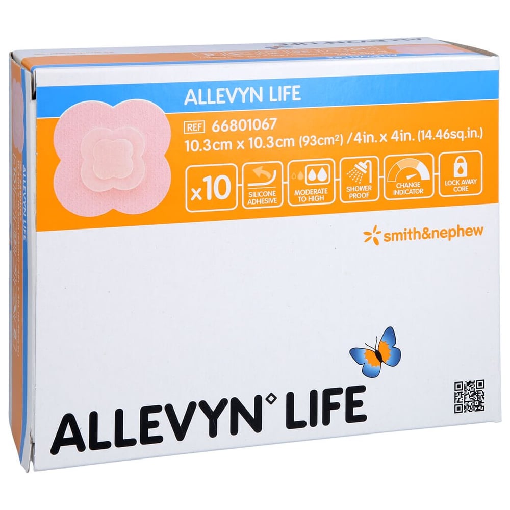 Allevyn Life 10.3x10.3 cm Silikonschaumverband