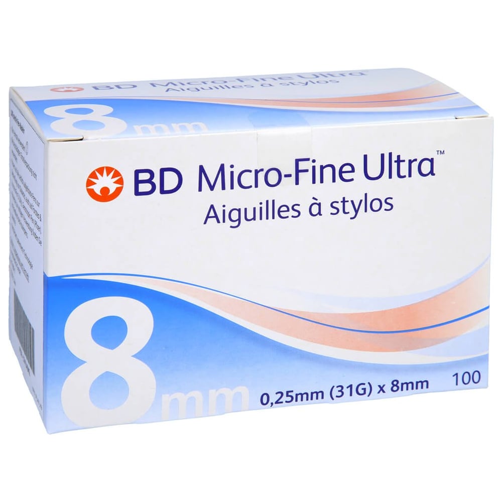 BD Micro-fine Ultra Pen-Nadeln 0,25x8 mm 31 G