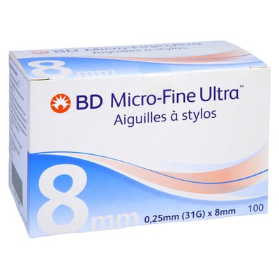BD Micro-fine Ultra Pen-Nadeln 0,25x8 mm 31 G
