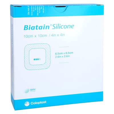 Biatain Silicone Schaumverband 10x10 cm Crosp Medical