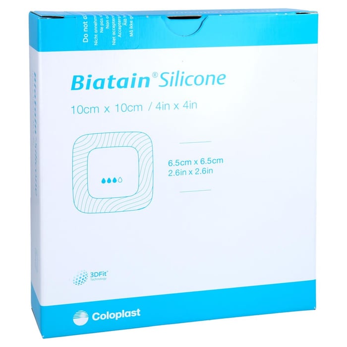 Biatain Silicone Schaumverband 10x10 cm