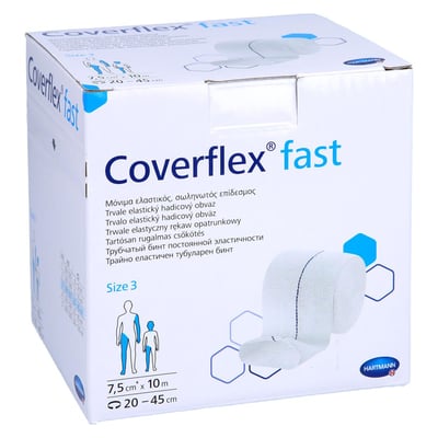 Coverflex fast Schlauchverb.Gr.3 7,5 cmx10 m weiß