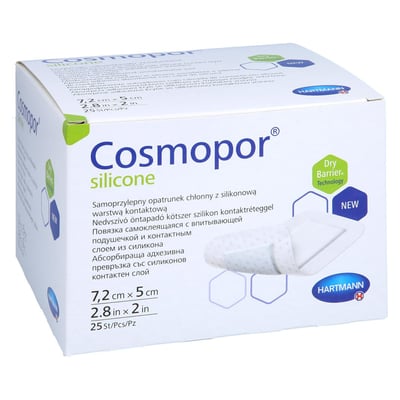 Cosmopor silicone 7.2x5cm P25