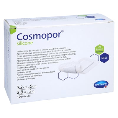 Cosmopor silicone 7.2x5cm P10