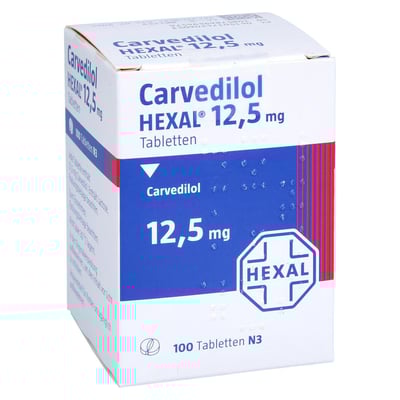 Carvedilol HEXAL 12,5 mg