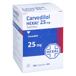 Carvedilol HEXAL 25 mg