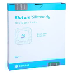 Biatain Silicone Ag Schaumverband 10x10 cm Docpharm