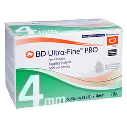 BD Ultra-fine Pro Pen-Nadeln 4 mm 32 G 0,23 mm + Prisoma