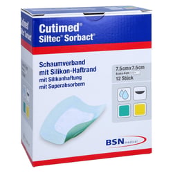 Cutimed Sil Sorb7,5x7,5 cm