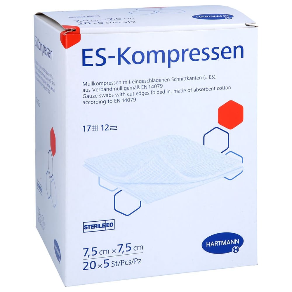 ES-Kompressen steril 7,5x7,5 cm Großpackung