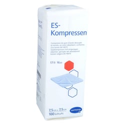ES-Kompressen unsteril 7,5x7,5 cm 16fach + Prisoma