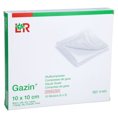 Gazin Kompr 10x10 cm 8f St Produktbild 1