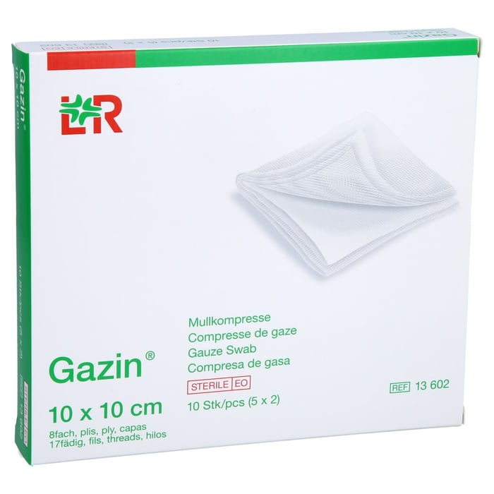 Gazin Kompr 10x10cm 8f St