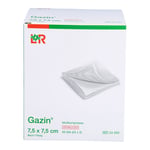 Gazin Mullkompresse 7,5x7,5 cm steril 8fach + Prisoma