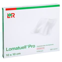 Lomatuell Pro 10x10 cm steril + Prisoma