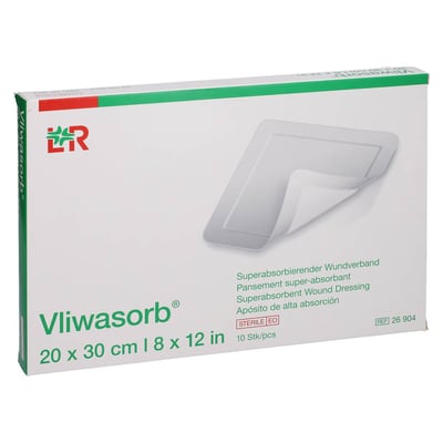 Vliwasorb Sup Ab St20x30cm