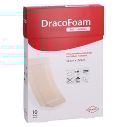 Dracofoam Haft sensitiv Schaumst.Wund.12x22 cm