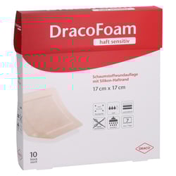 Dracofoam Haft sensitiv Schaumst.Wund.17x17 cm